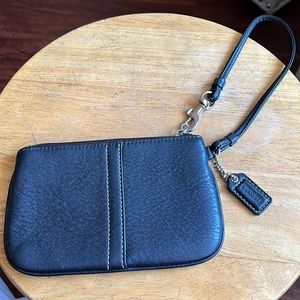 Black Coach Wristlet